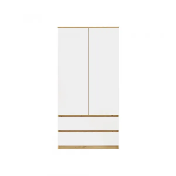 TP Living Šatníková skriňa MALWA I 90 cm dub artisan/biela