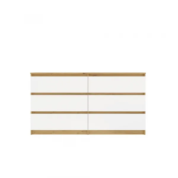 TP Living Komoda MALWA M6 140 dub artisan/biela