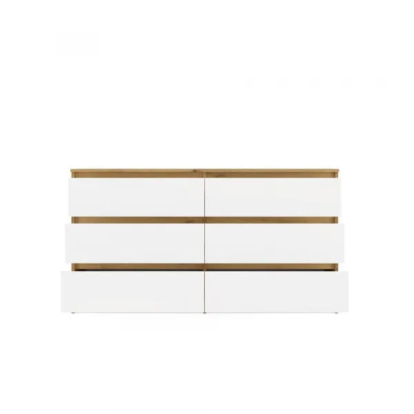 TP Living Komoda MALWA M6 140 dub artisan/biela