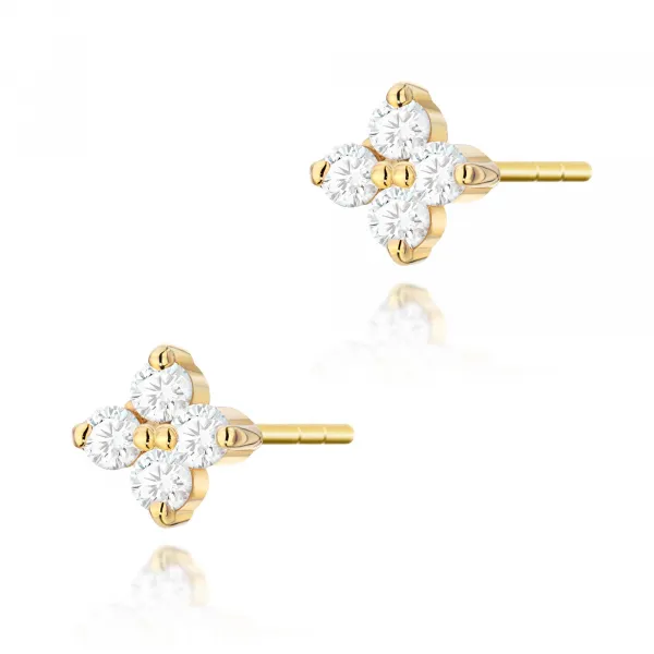 Blink-Blink Napichovacie náušnice s diamantami 0.12 ct3122BDB
