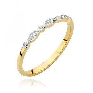 Blink-Blink Zlatý prsteň s diamantami 0.05 ct1676RDB