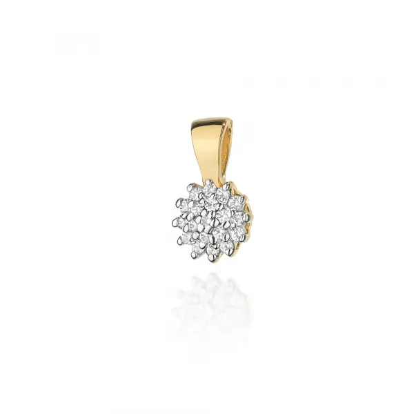 Blink-Blink Zlatý diamantový prívesok biele zlato 0.10 ct4602BDB