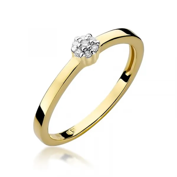 Blink-Blink Prsteň z bieleho zlata s diamantami 0.04 ct1678BDB