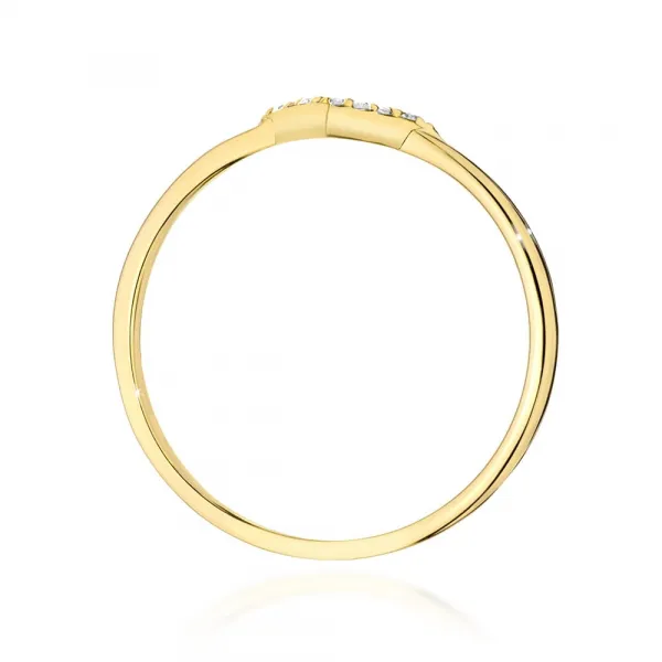 Blink-Blink Zlatý prsteň s diamantami 0.04 ct1668ZDB