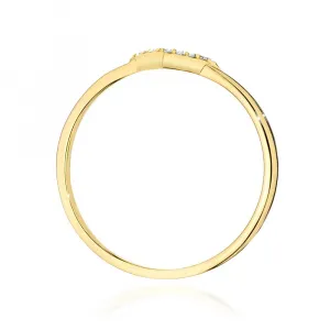 Blink-Blink Zlatý prsteň s diamantami 0.04 ct1668ZDB