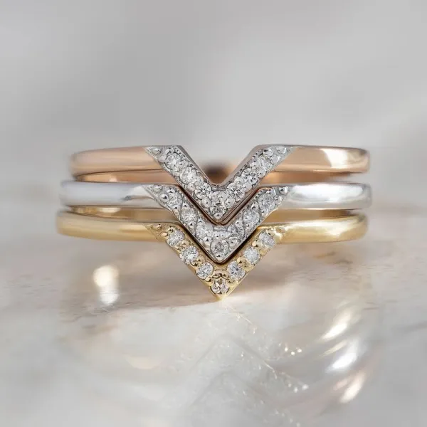 Blink-Blink Zlatý prsteň s diamantami 0.04 ct1668ZDB