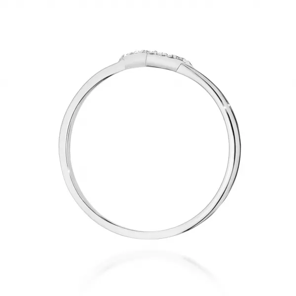 Blink-Blink Prsteň z bieleho zlata s diamantami 0.04 ct1668BDB
