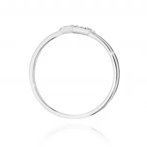 Blink-Blink Prsteň z bieleho zlata s diamantami 0.04 ct1668BDB