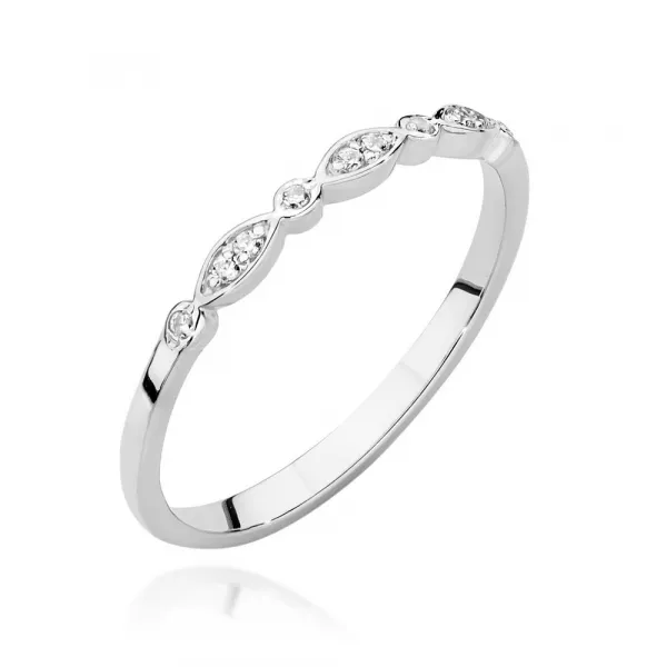 Blink-Blink Zlatý prsteň zo žltého zlata s diamantami 0.05 ct1676ZDB