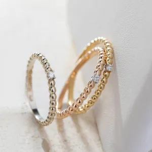 Blink-Blink Zlatý prsteň s diamantom 0.02 ct1192BDB