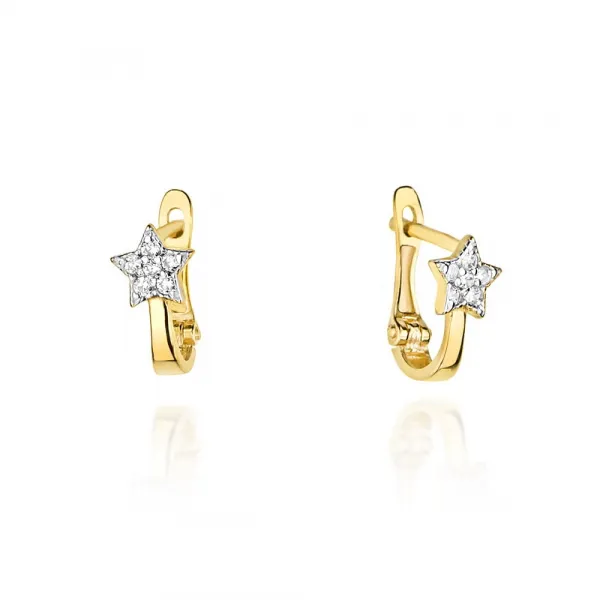 Blink-Blink Diamantové náušnice HVIEZDIČKY 0.10 ct3346BDB