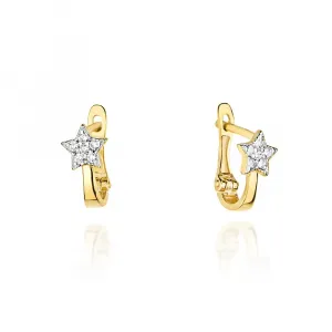 Blink-Blink Diamantové náušnice HVIEZDIČKY 0.10 ct3346BDB