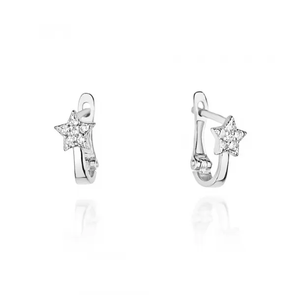 Blink-Blink Diamantové náušnice HVIEZDIČKY 0.10 ct3346ZDB