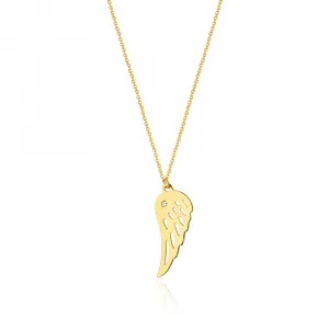 Blink-Blink Napichovacie náušnice ANJELSKE KRÍDLA s diamantami 0.03 ct3123BDB