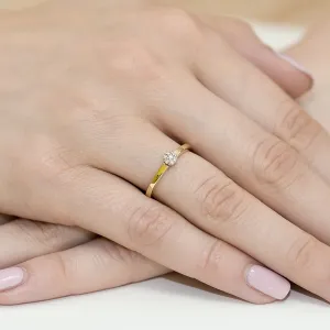 Blink-Blink Prsteň z bieleho zlata s diamantami 0.04 ct1678BDB