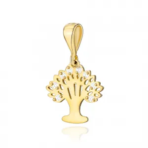 Blink-Blink Zlatý prívesok STROM ŽIVOTA s diamantami 0.07 ct4630BDB