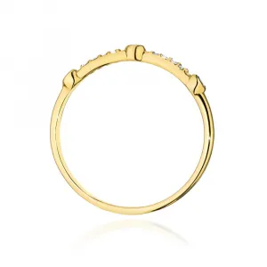 Blink-Blink Zlatý prsteň s diamantami 0.04 ct1695ZDB