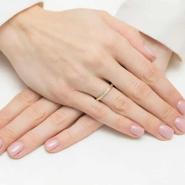 Blink-Blink Diamantový prsteň zo žltého zlata 0.10 ct1696ZDB
