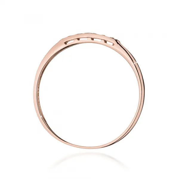 Blink-Blink Diamantový prsteň z ružového zlata 0.10 ct1696RDB