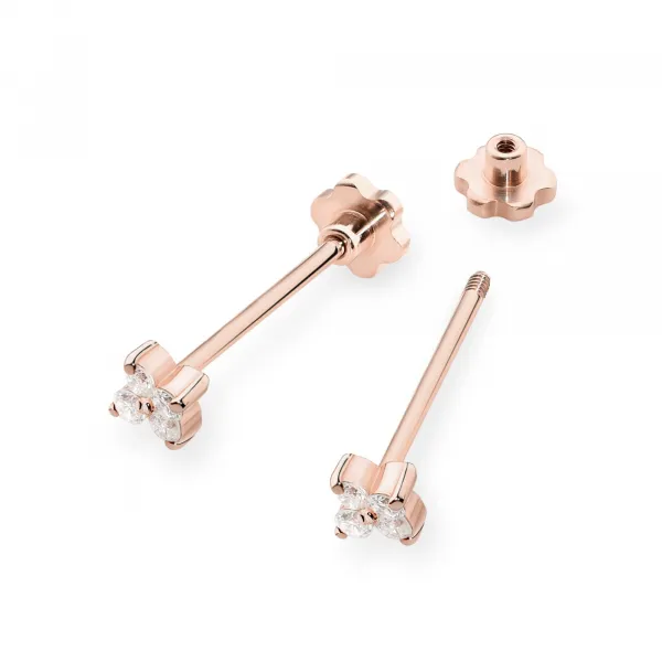 Blink-Blink Napichovacie náušnice s diamantami 0.12 ct3122RDB