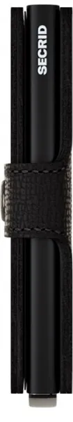 Kožená mini peňaženka Secrid Miniwallet Crisple Black