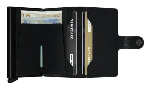 Kožená mini peňaženka Secrid Miniwallet Crisple Black