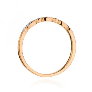 Blink-Blink Zlatý prsteň s diamantami 0.05 ct1676RDB