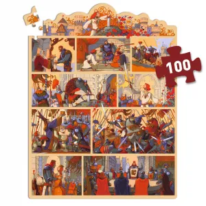 Rozprávkové puzzle - Kráľ Artuš - 100 ks