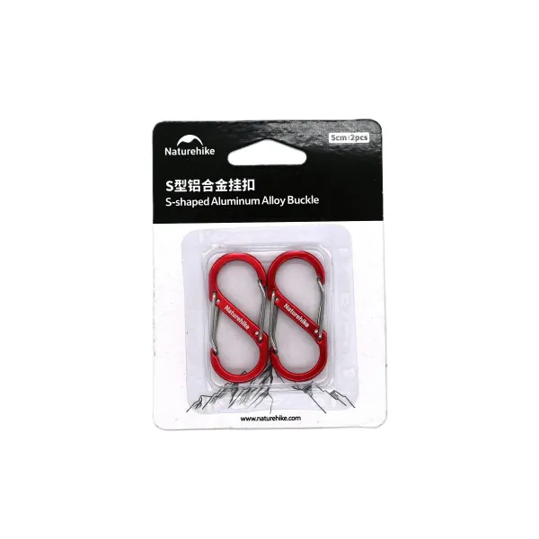 Naturehike S-Type kempingová karabína Varianta produktu: 9 cm / 1 kus