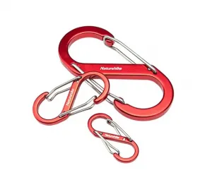 Naturehike S-Type kempingová karabína Varianta produktu: 9 cm / 1 kus