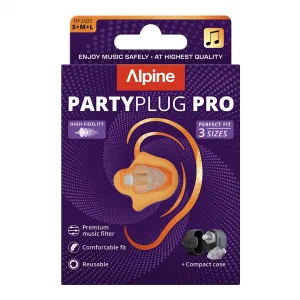 Alpine PartyPlug Pro Natural Chrániče 21 dB 1 pár Farba: Čierna