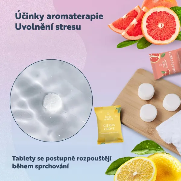 Body Restore Citrus Shower Steamers tablety do sprchy 6 ks