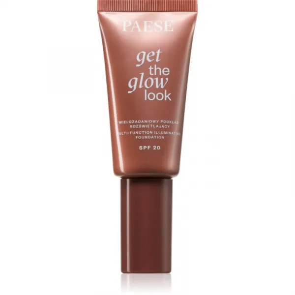 Paese Get The Glow Look Illuminating Foundation ľahký make-up s rozjasňujúcim účinkom SPF 20 odtieň 3N Warm Beige 30 ml