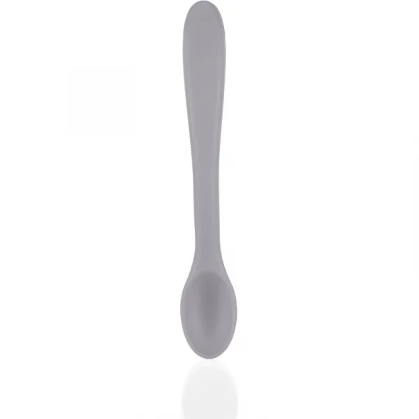 Zopa Silicone Spoon lyžička 6 m+ Dove Grey 1 ks
