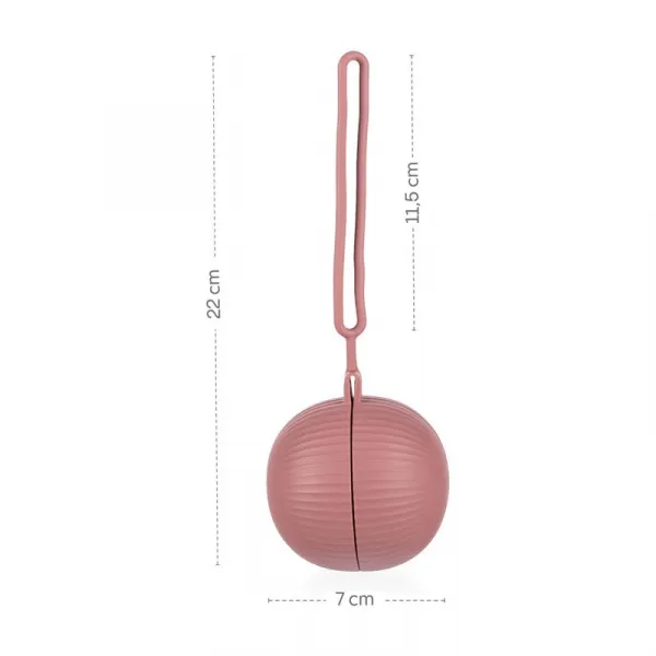 Zopa Silicone Pacifier Case Closable krabička na cumlík 0 m+ Old Pink 1 ks
