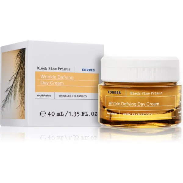 Korres Black Pine Primus hydratačný denný krém proti príznakom starnutia 40 ml