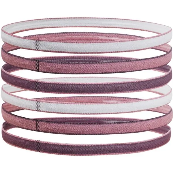 Under Armour MINI HEADBANDS Dámske elastické čelenky, fialová, veľkosť OSFA