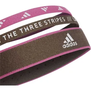adidas HEADBAND 3PP Športové čelenky, hnedá, veľkosť