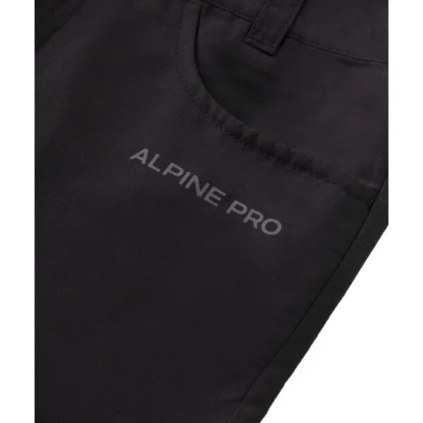 ALPINE PRO VASO Detské kraťasy, čierna, veľkosť 152-158