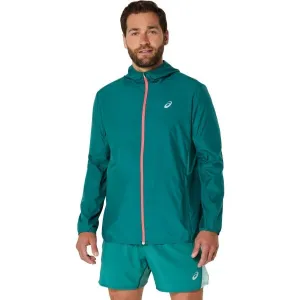 ASICS CORE JACKET Pánska bežecká bunda, tmavo zelená, veľkosť