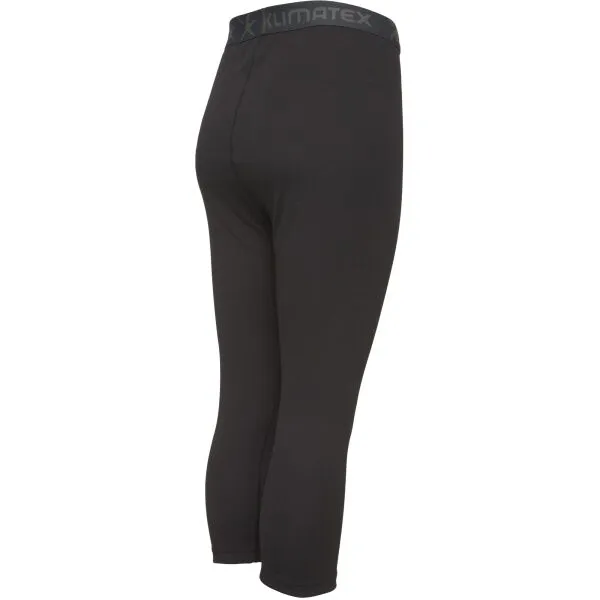 Klimatex VETR THERMOCOOL SOFT Dámske 3/4 spodky, čierna, veľkosť