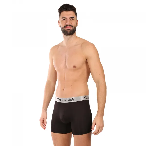 3PACK pánske boxerky Calvin Klein čierne (NB4124-UB1) S, trenky
