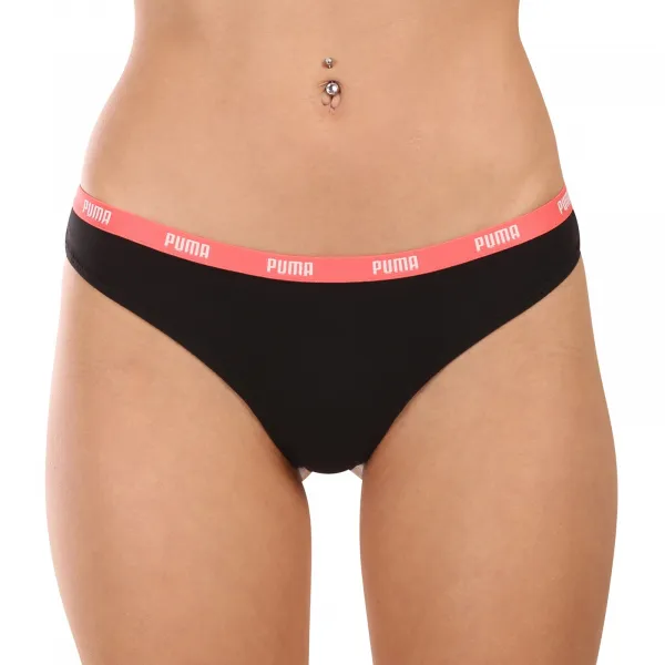 3PACK dámské tanga Puma čierná (503008001 009) S