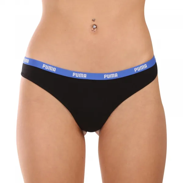 3PACK dámské tanga Puma čierná (503008001 009) S