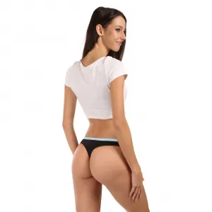 3PACK dámské tanga Puma čierná (503008001 009) S