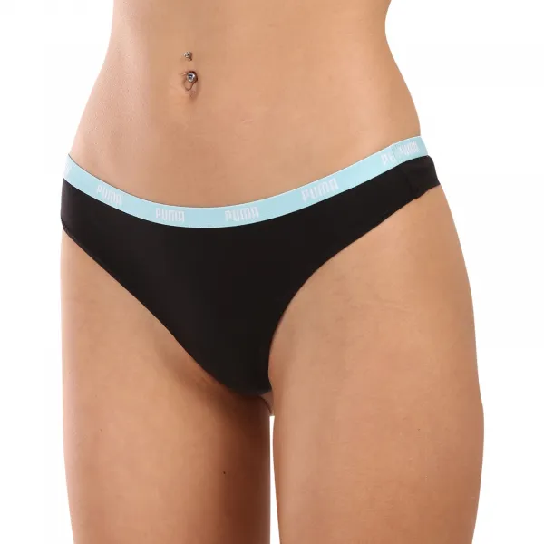 3PACK dámské tanga Puma čierná (503008001 009) S