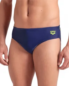 Arena feel bright glare briefs navy/artic lime s - uk32