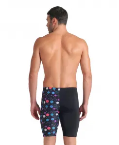 Arena performance funny prints contour swim jammer black multi xxs -