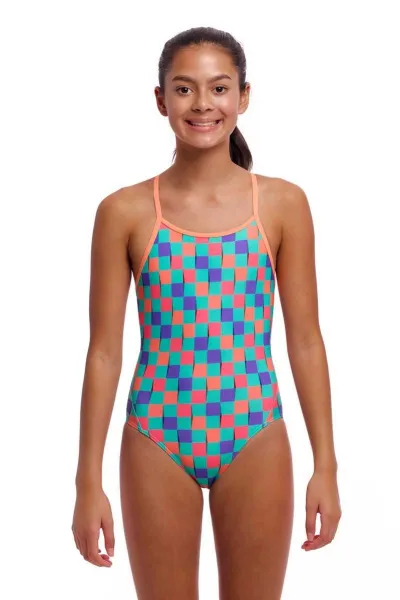 Funkita flip flop diamond back one piece girls 176cm
