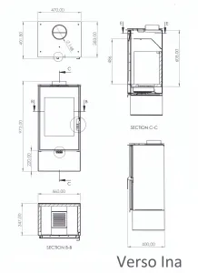 Krbové kachle VERSO Ina HO7121